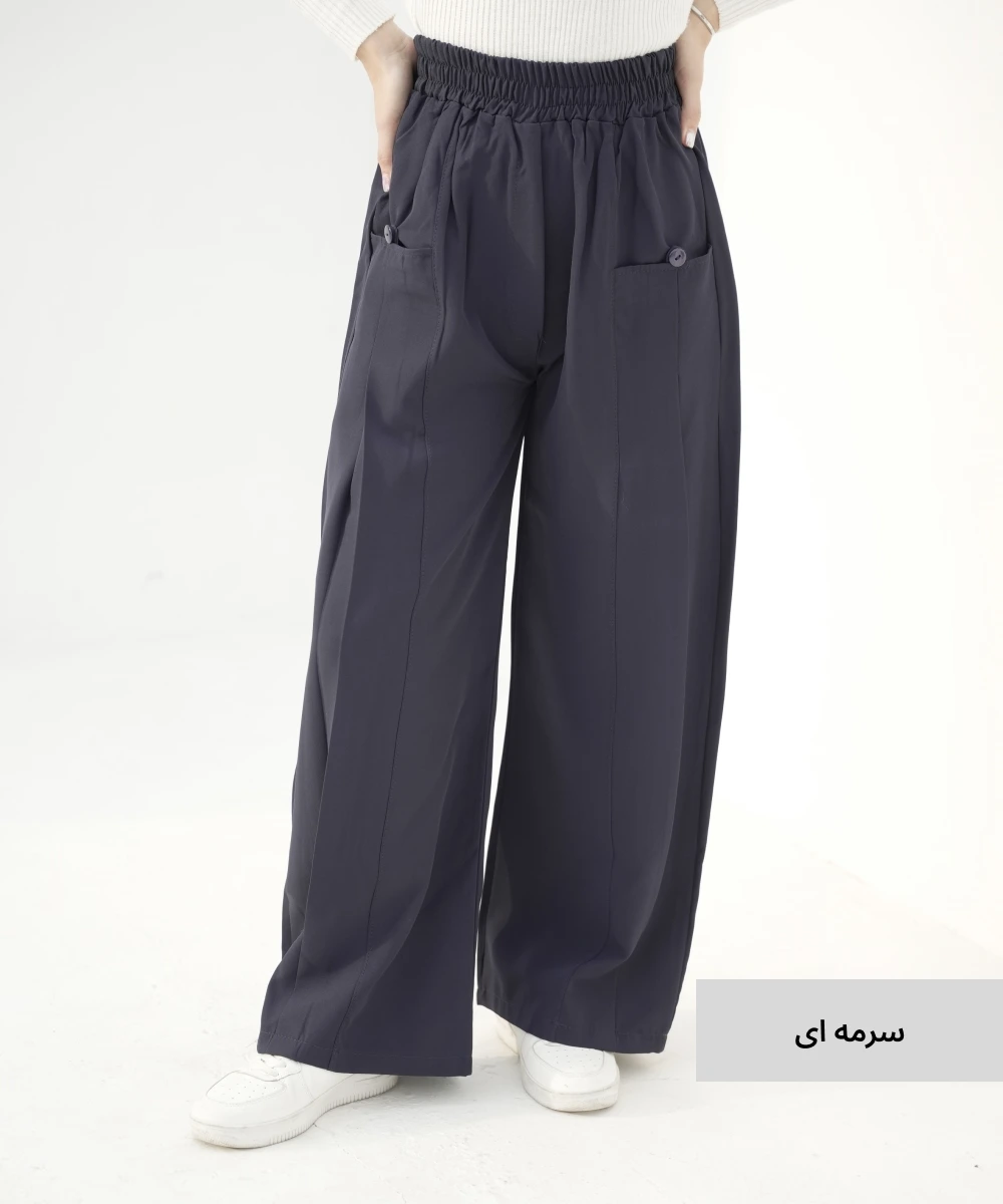 شلوار مازراتی بگ جیب جلو E51134 - Image 3