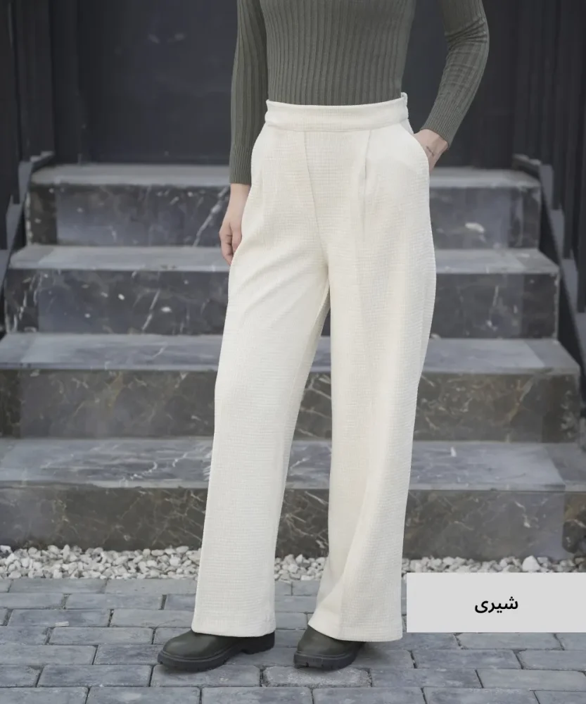 شلوار بگ لمزور زنانه E51216 - تصویر 2