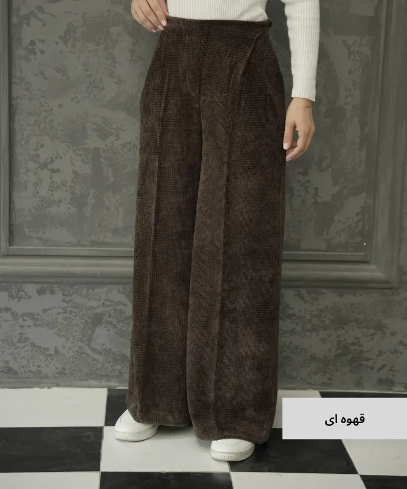 شلوار بگ لمزور زنانه E51216 - تصویر 3