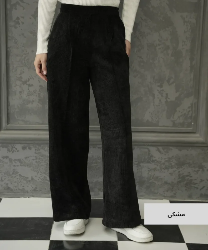 شلوار بگ لمزور زنانه E51216 - تصویر 4
