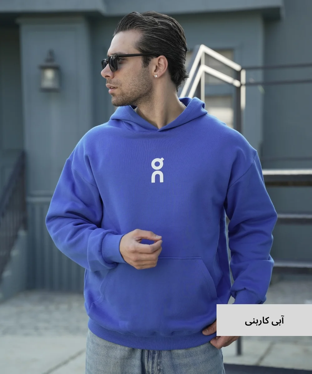 هودی مردانه سه نخ خارخورده H52024 - Image 4