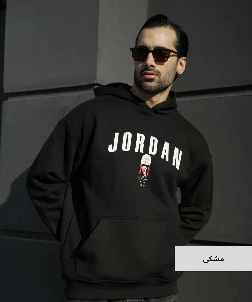 هودی مردانه سه نخ خارخورده H52031 - Image 2