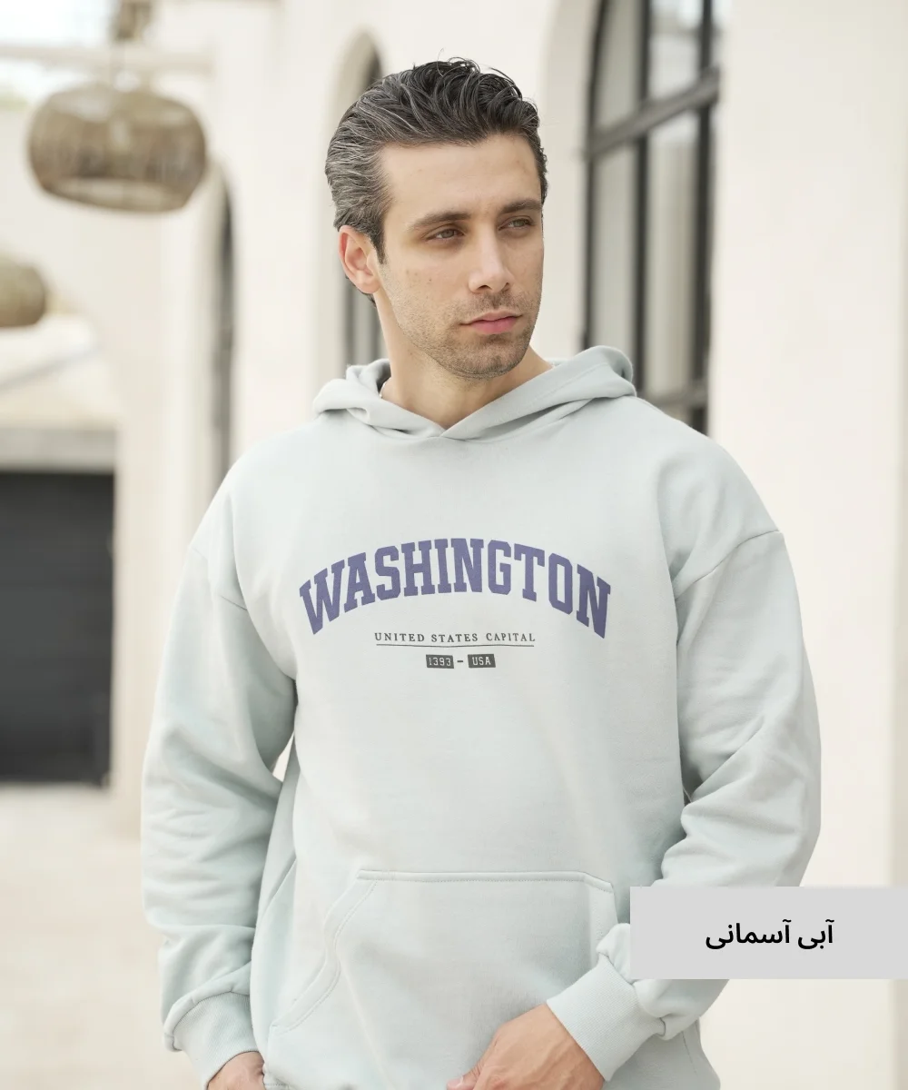 هودی مردانه سه نخ خارخورده H52034 - Image 5