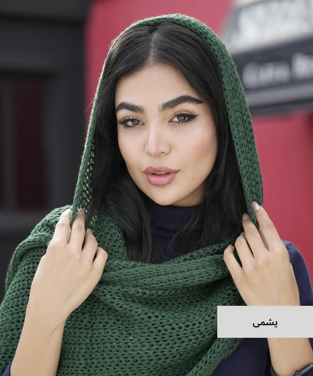 شال بافت ریشه دار الوان N41893 - Image 4