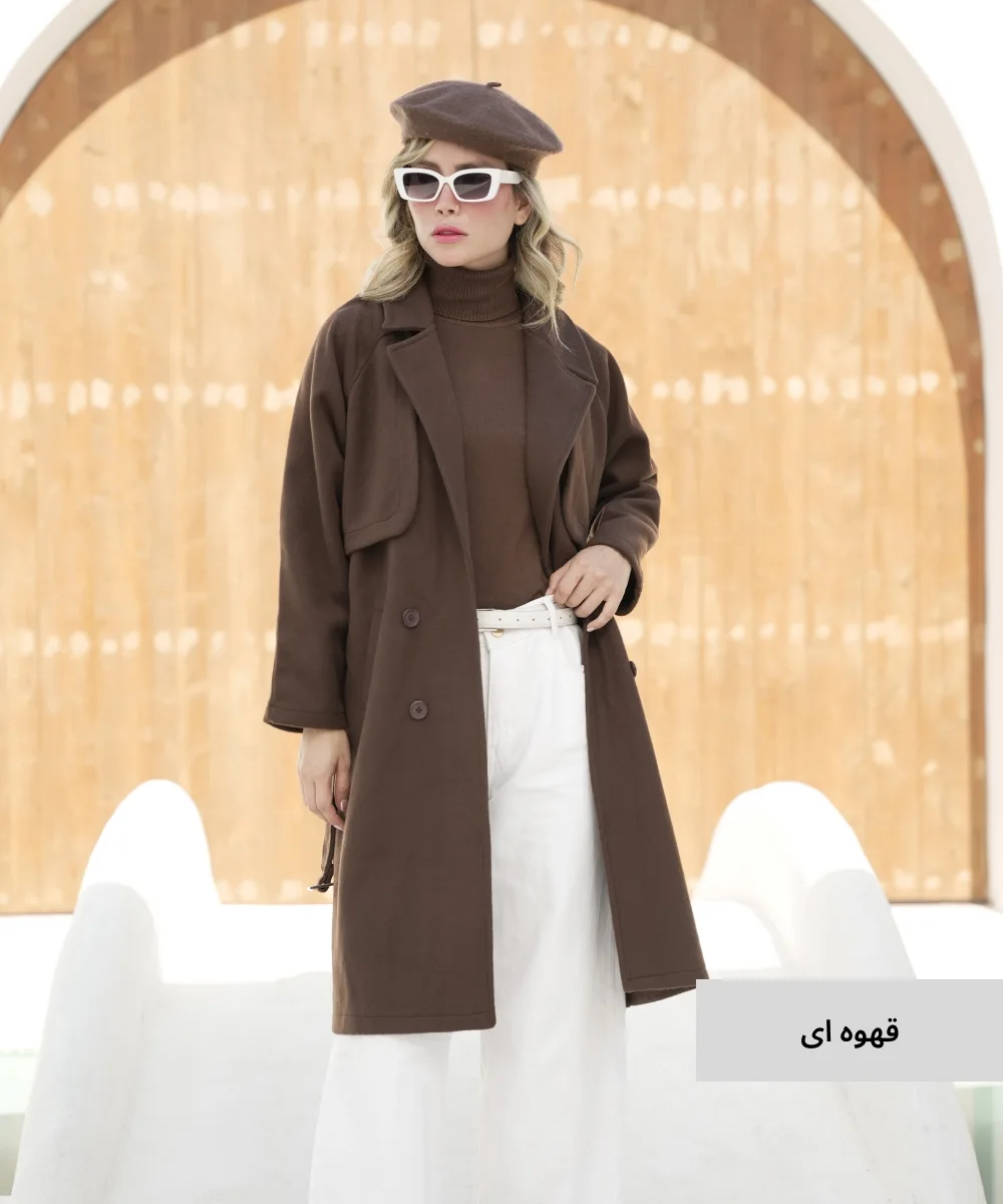 پالتو بلند ساناز فوتر روناک P51043 - Image 3