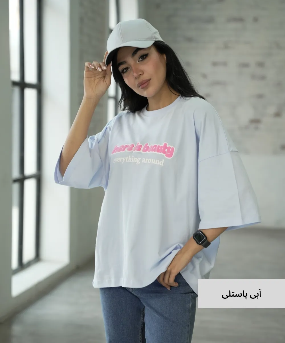 تیشرت باکسی مموری T510134 - Image 3